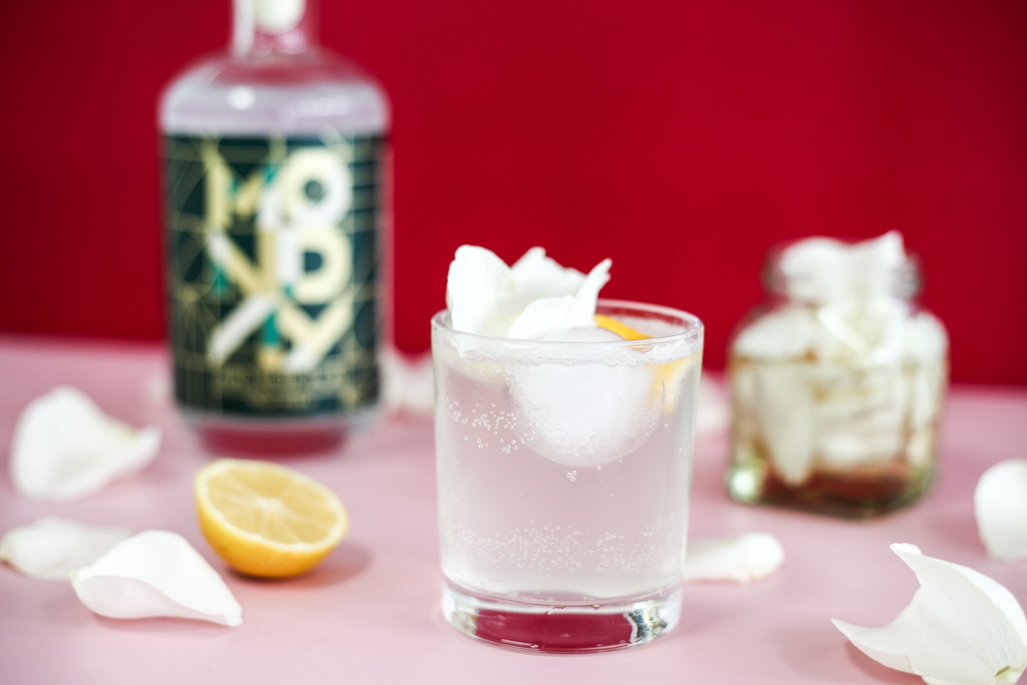 Rose Water Gin Cocktail